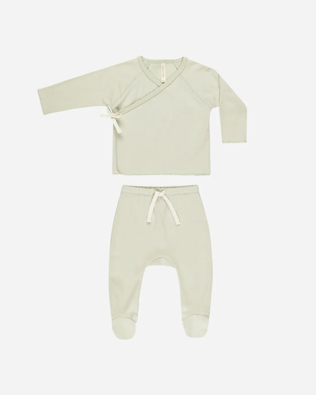Wrap Top   Footed Bottoms Set